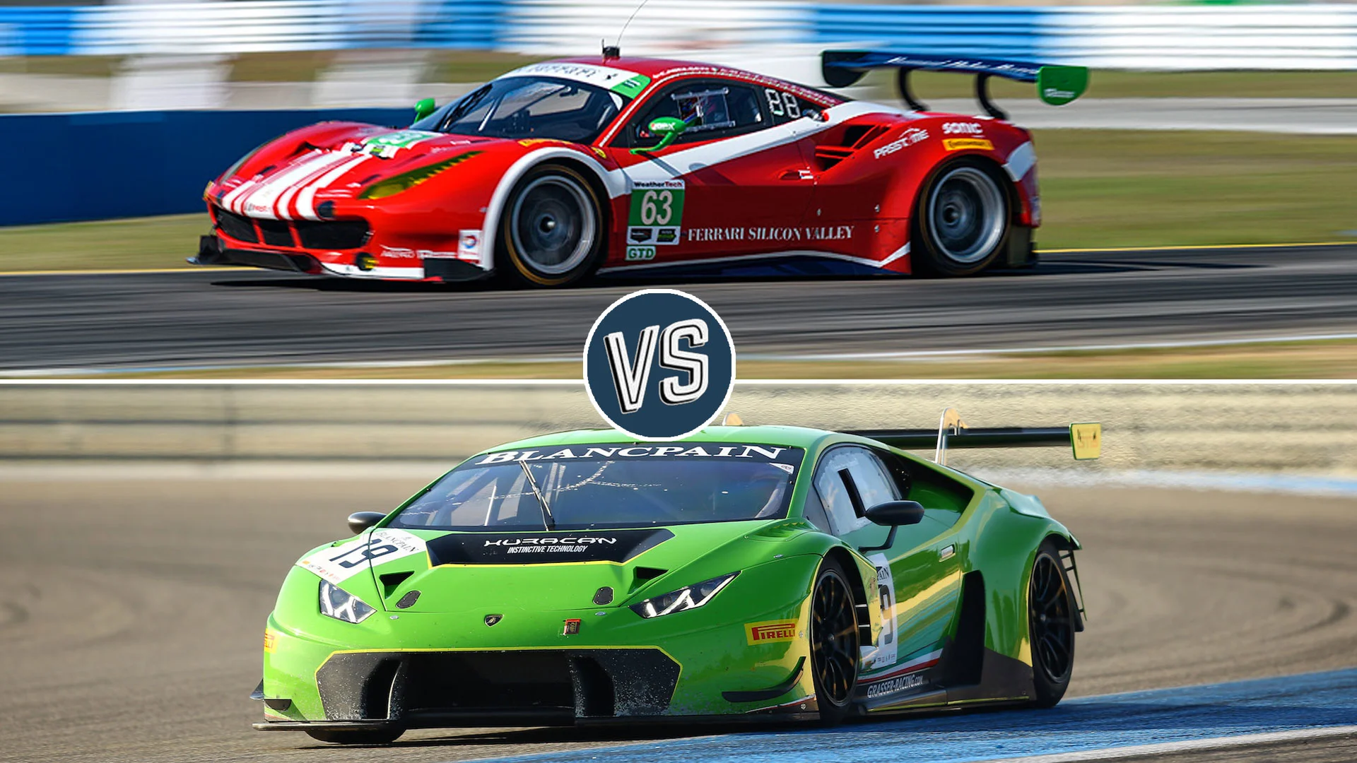 Ferrari Vs Lamborghini Racing